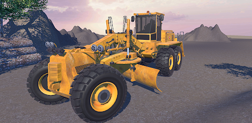 Android application Grader Simulator Snowy Roads screenshort