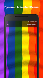 Screenshot 2 Bandera Orgullo Fondo Animado android