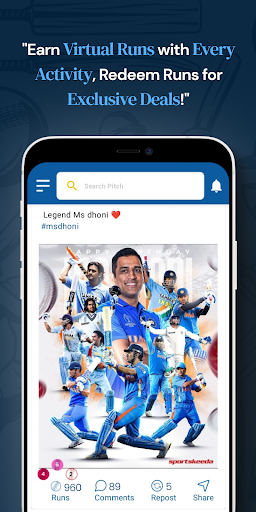 Android application Champhunt - For Cricket Fans! screenshort