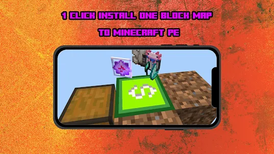 ワンブロックマップ Minecraft PE