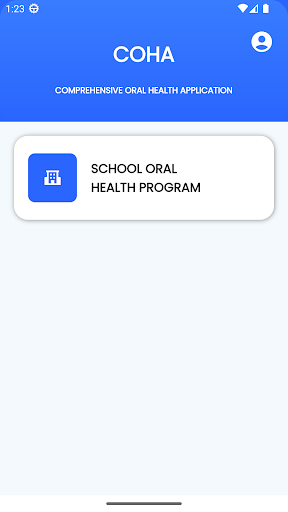 COHA – Mobile Application Screen 2