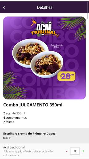 Açaí Tribunal Screen 3