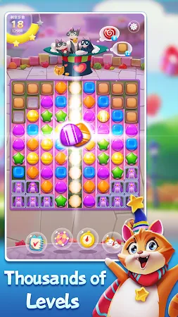 Game screenshot Candy Cat: Match 3 candy games apk download