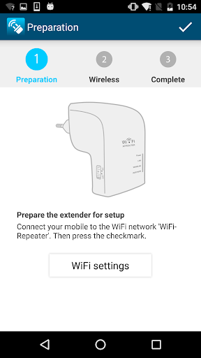 Maginon WiFi Extender Screen 2