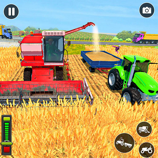 Indian Tractor Farming Games3d logo