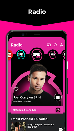 SPIN Radio App Screen 2