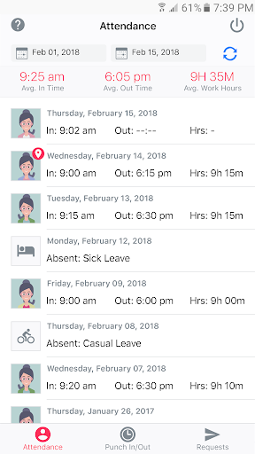 ittendance - Attendance Tracke Screen 2