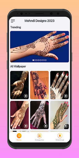 Android application Mehndi Designs 2023 screenshort