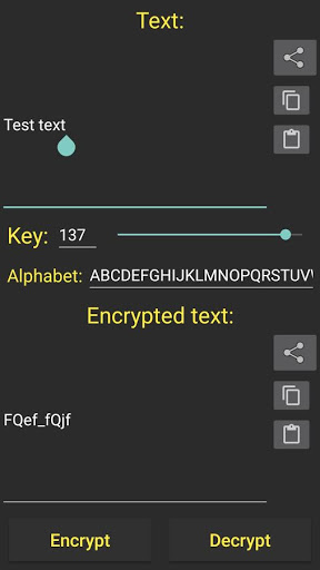 Caesars encryptor Screen 2