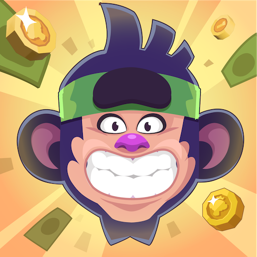 Monkey Match 3: Money Game Logo