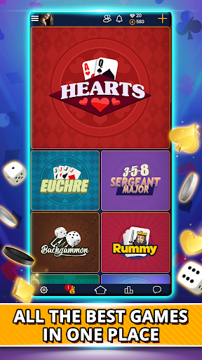 VIP Games: Hearts, Rummy, Yatzy, Dominoes, Crazy 8 3.7.5.88 screenshots 1