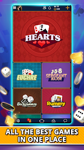 VIP Games: Hearts, Euchre MOD APK (Premium/Unlocked) screenshots 1