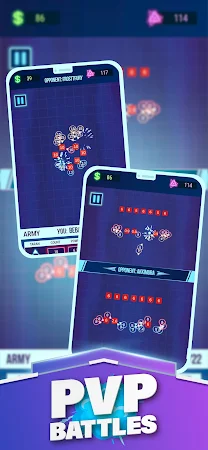 Game screenshot The Pulsar: idle army defense apk download