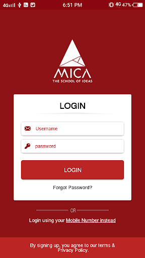 Android application MICA screenshort
