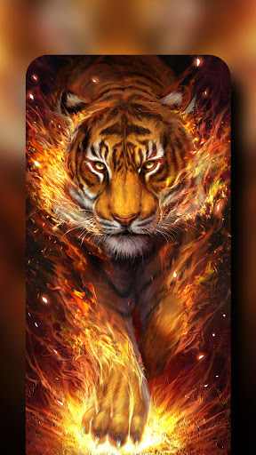 Fire Tiger Live Wallpaper Themes