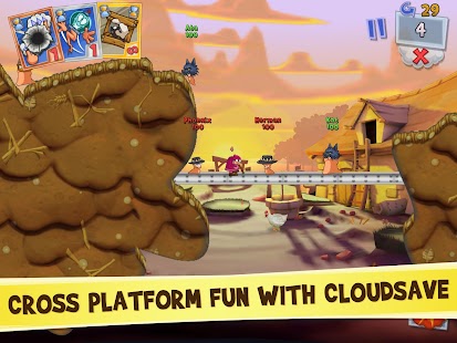 Tangkapan Layar Worms 3