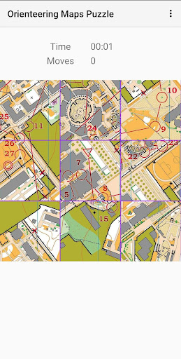 Orienteering Maps Puzzle Game Screen 2