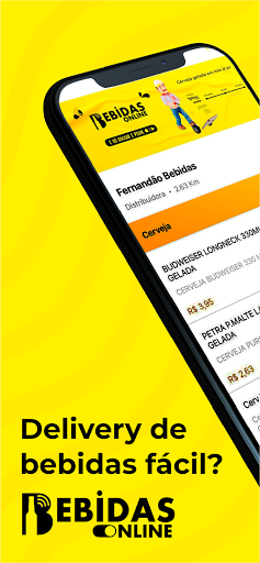 Android application Bebidas Online screenshort