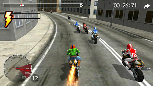Android application Moto Rush screenshort