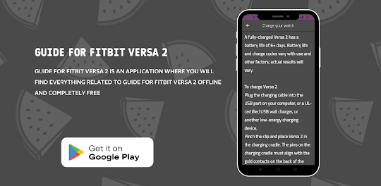 Fitbit Versa 2 Guide
