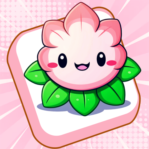 Snowy Flower: Blossom Match Logo