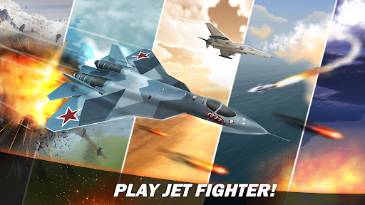 Android application Jet Fighter Airplane Racing screenshort
