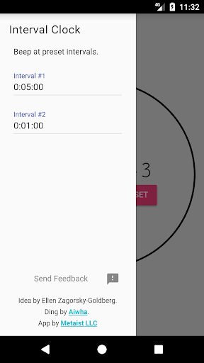 Interval Clock Screen 2