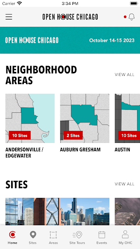 Android application Chicago Architecture Center screenshort