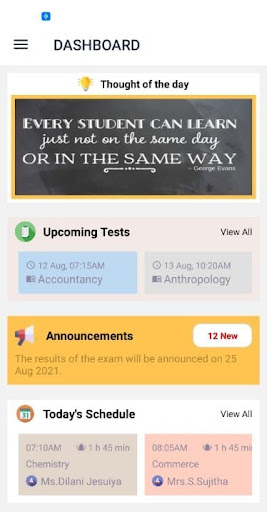 I.M.Possible - Student App Screen 2