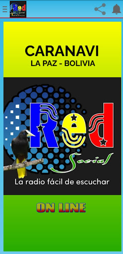 Android application RADIO RED SOCIAL CARANAVI screenshort