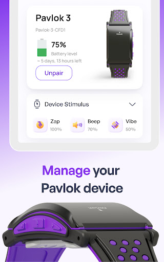 Screenshot of Pavlok