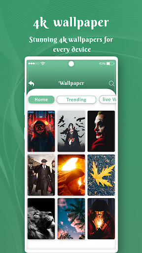 Android application 4K Wallpaper - Live Wallpapers screenshort