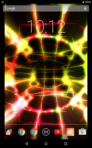 Neon Tunnel Video Live Wallpap