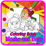 Coloring Book For Masha & Bear icon