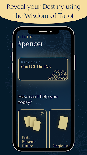Android application MirAi Tarot Card Reading screenshort
