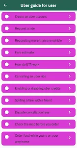 Uber guide for user
