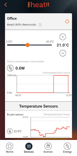 MyHeatit Screen 3