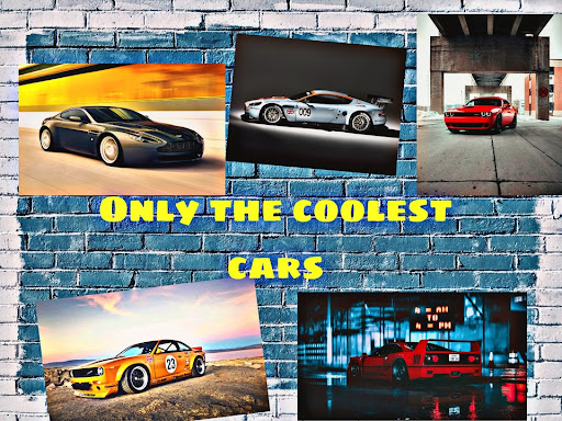 Android application Supercar PUZZLE Game screenshort