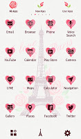 screenshot of I Love Paris Wallpaper