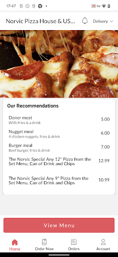 Norvic Pizza House Screen 2