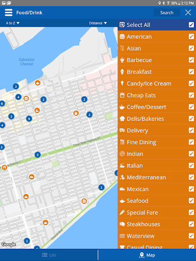 Screenshot of Visit Galveston