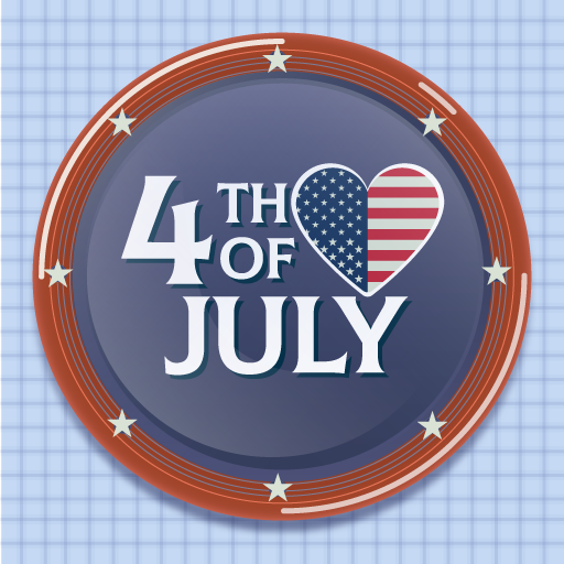 4th of July Card Logo
