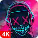 Neon Mask Wallpaper Parallax - Androidアプリ