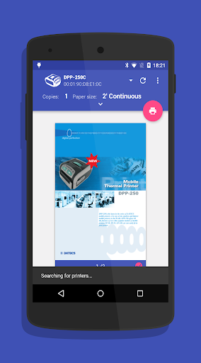 Android application Datecs Print Service screenshort