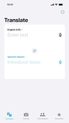 Android application Translate screenshort