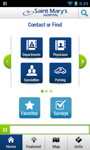 Android application MySMHGuide screenshort
