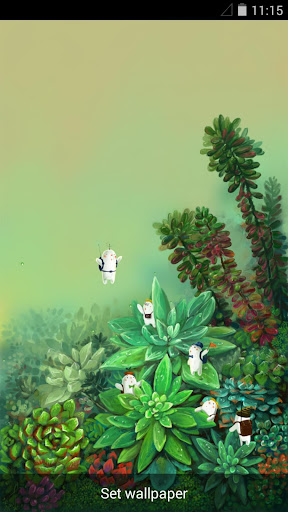 Android application Tiny Adventurer Live Wallpaper screenshort