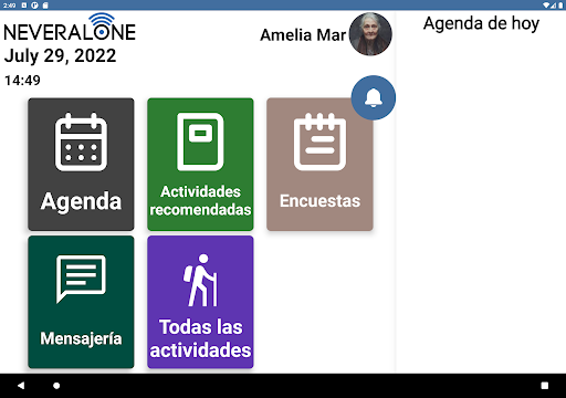 Android application App Beneficiario Newton One screenshort