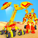 Cover Image of Download Grand Sand Excavator Robot Transform Robot Games 4.0.1 APK