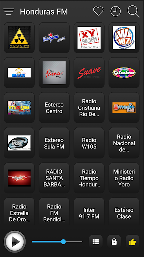 Honduras Radio FM AM Music Screen 2
